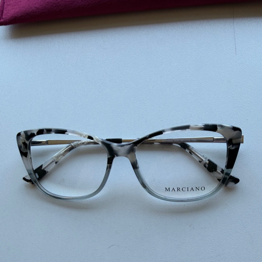 Marciano Two-Tone Gray Tortoiseshell Eyeglasses - Picture 2 of 9